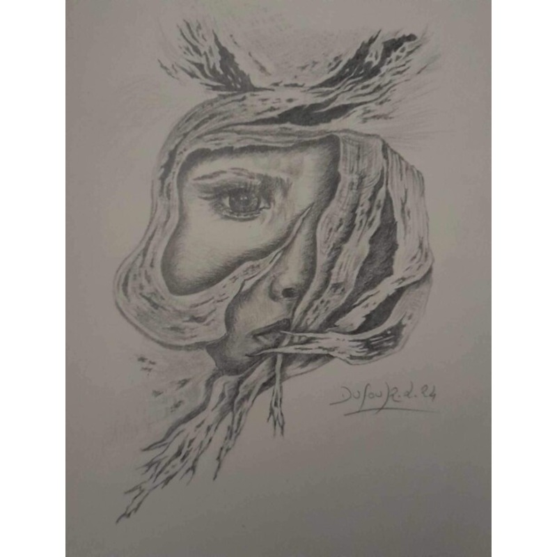 Hante Drawing by Laurence Dufour | ArtMajeur