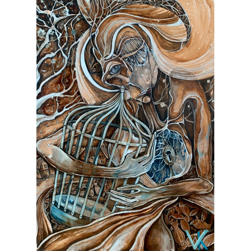 Painting by Viktoryia Kastsiankova | ArtMajeur
