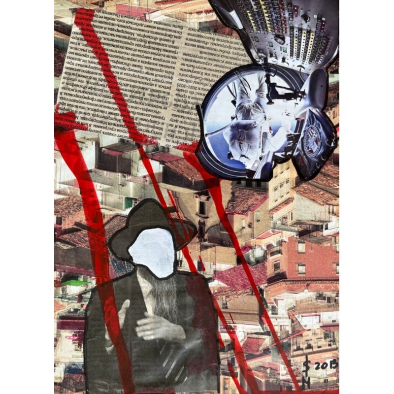 %U1-1*-* / Jerusalem X – {M} Collages by Leni Smoragdova | ArtMajeur