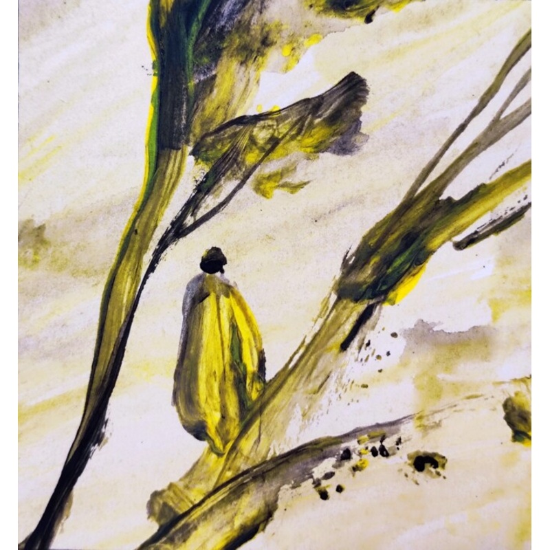 Yellow Lone Ranger Painting by Milto Sideris | ArtMajeur