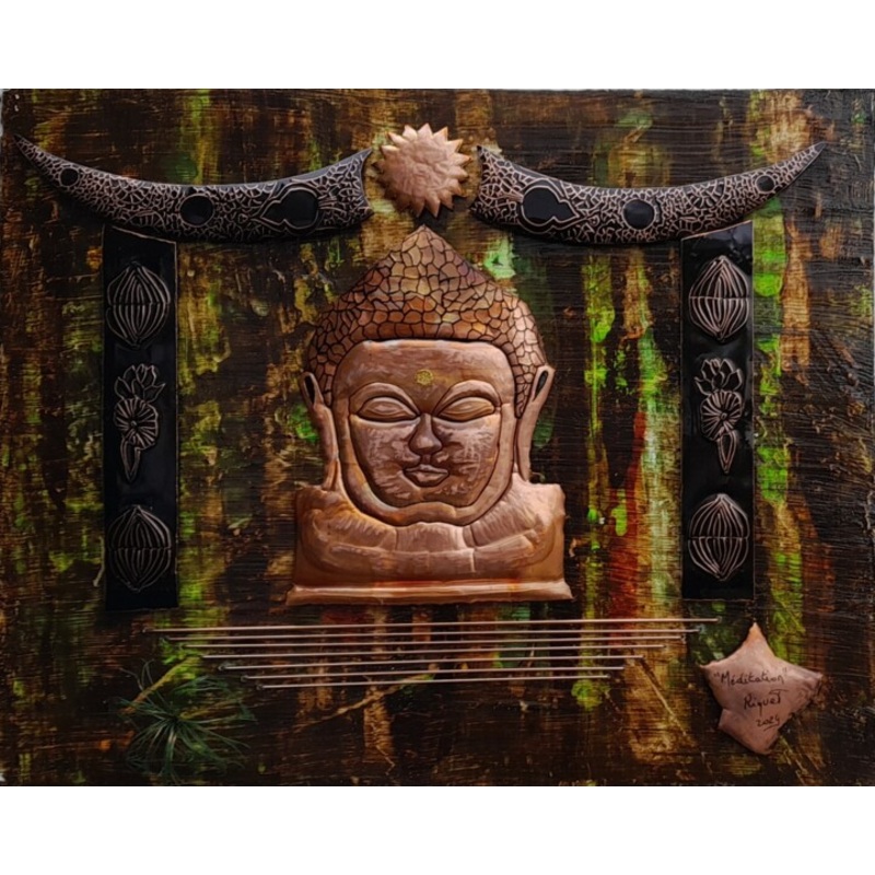 Mditation  Painting by Riquet Faure | ArtMajeur