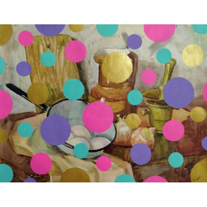 Yayoi Kusama 32 Painting by Kyrylo Bondarenko | ArtMajeur