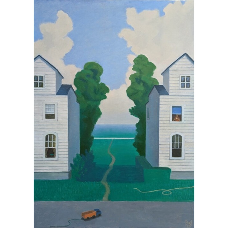 Welcome To Greenroads (Part 3) Painting by Anastasiia Motina | ArtMajeur