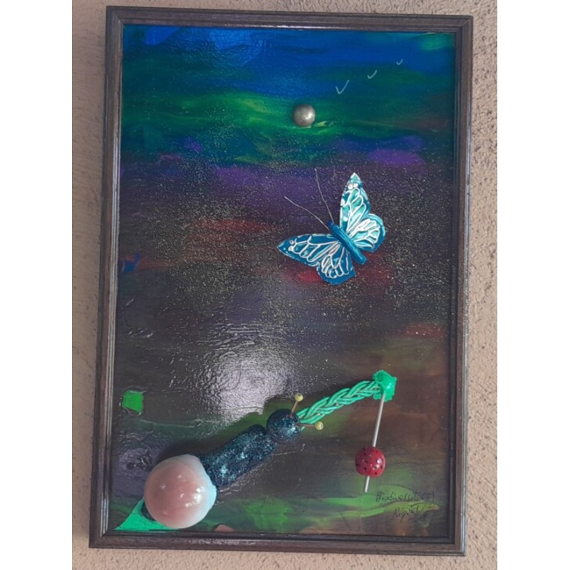 Biodiversit  5 Painting by Riquet Faure | ArtMajeur