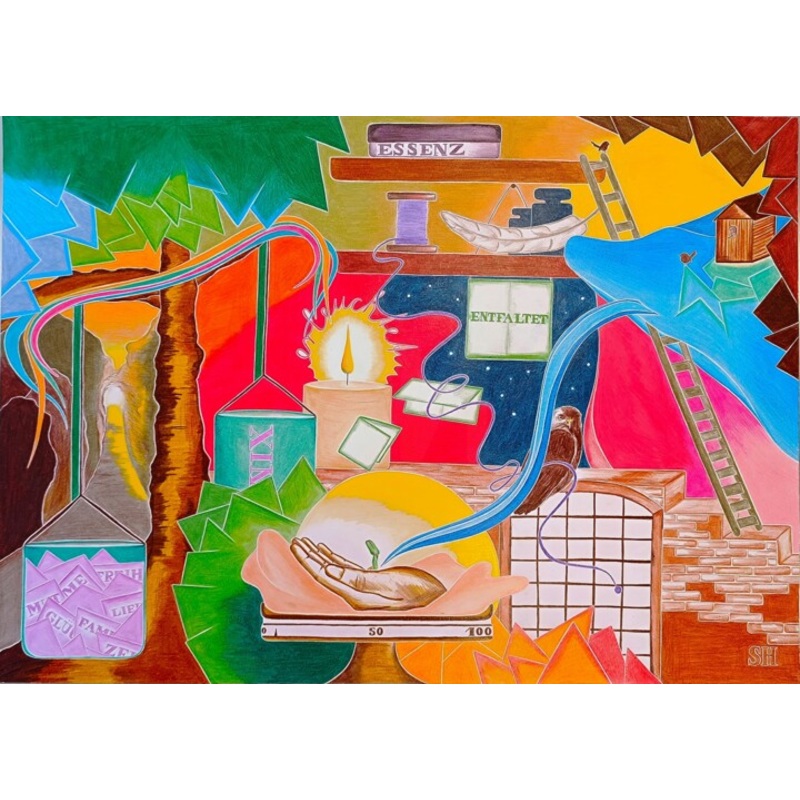 Wachstum Drawing by Sandra Haase | ArtMajeur