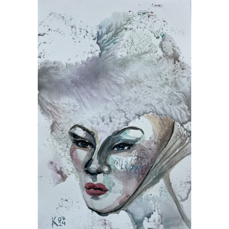 Winters Sadness Painting by Katerina Anchugova | ArtMajeur