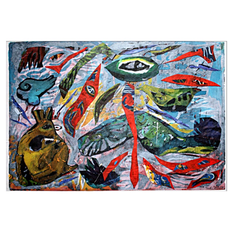 Zyklop Textile Art by Danjana Brandes | ArtMajeur