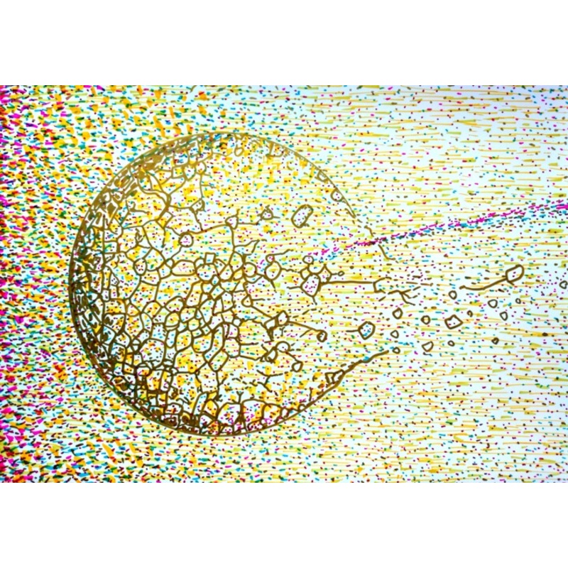 Expanding Art Drawing by Milto Sideris | ArtMajeur