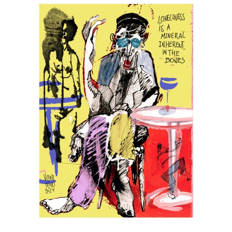 Loneliness Is A Mineral Inherent In The Drawing by Vicente Occhionero | ArtMajeur