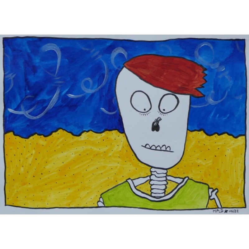 Crne  La Mouche  Painting by Laurent Mangepapier | ArtMajeur