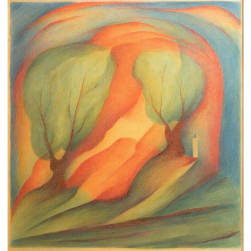Zwei Bumen Painting by Robert Wroblewski | ArtMajeur