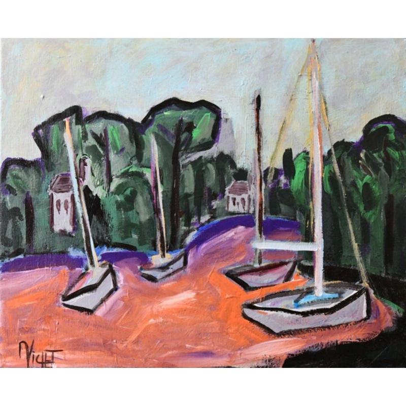 Aperu Breton Painting by Marc Vichet | ArtMajeur