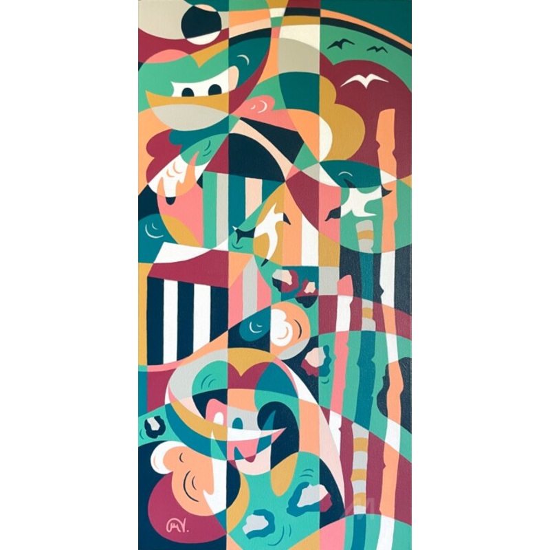 Arcaisso Ii Painting by Maguy Vaz (50nuancesdemarguerite) | ArtMajeur