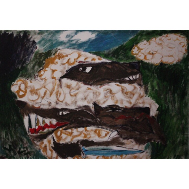 Camouflage Painting by Mikhey Chikov | ArtMajeur