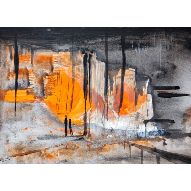 Exploring A New Cave Painting by Milto Sideris | ArtMajeur