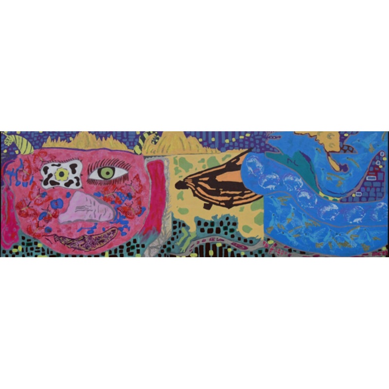 Listen To The Body Of The World While Wa Painting by Mieke Van Os | ArtMajeur