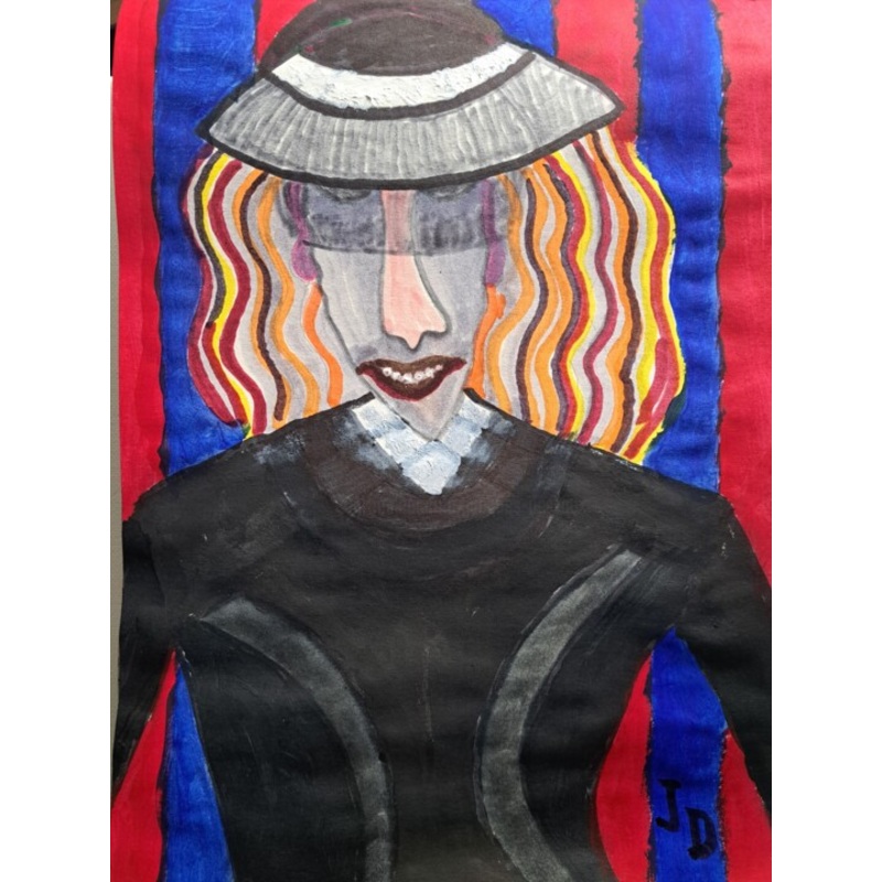 Melania   Painting by Jacques Desvaux (JD) | ArtMajeur