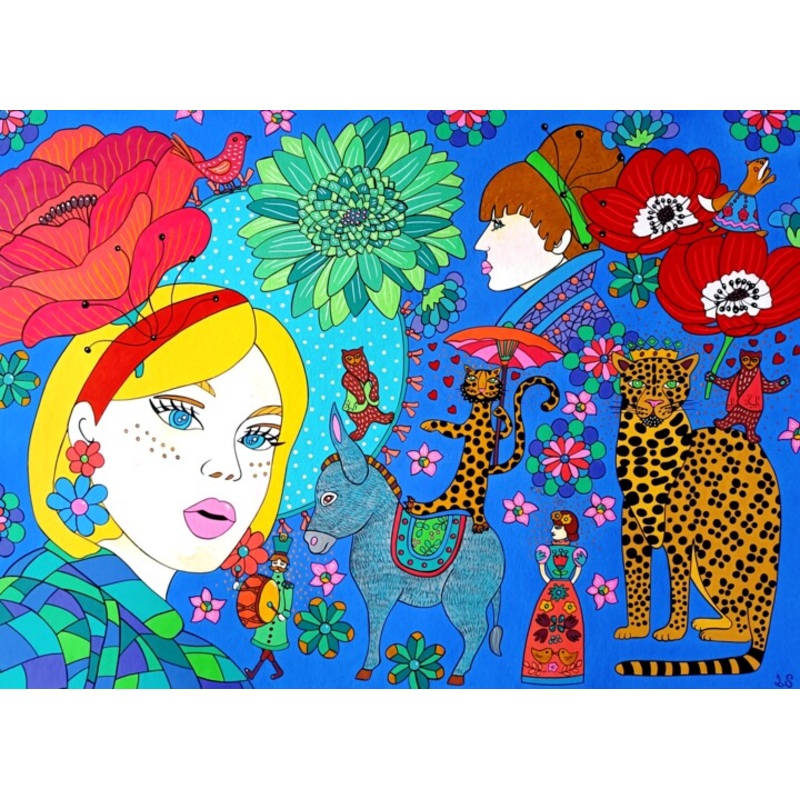 Myriade Painting by Lucrezia Solena | ArtMajeur