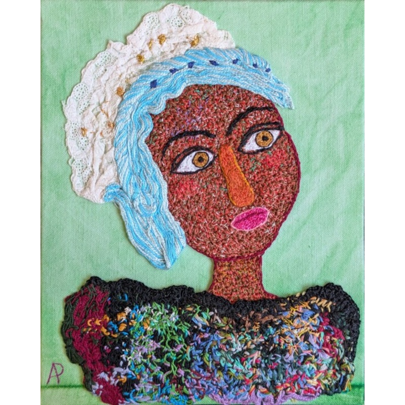 Pepita 1Ere Textile Art by Apignat | ArtMajeur