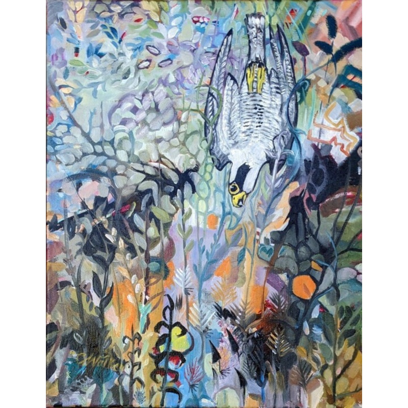 Peregrine Painting by Christopher Walker | ArtMajeur