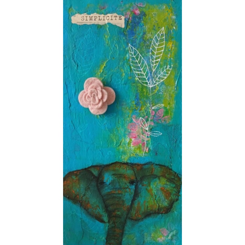 Simplicit Painting by Vibeke Lerkenfeldt | ArtMajeur