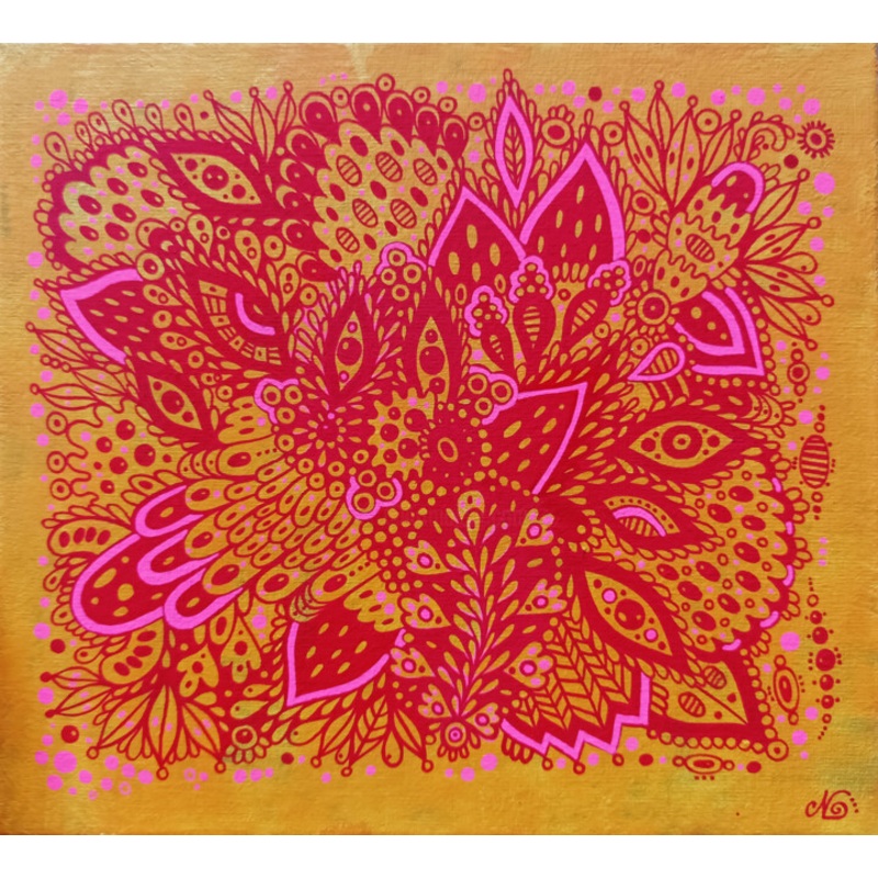 Surreal Pattern N.42 Painting by Veronika Demenko | ArtMajeur