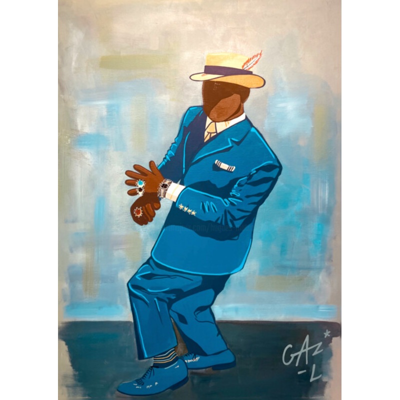 Tarumbeta Painting by Hugues Matumona | ArtMajeur