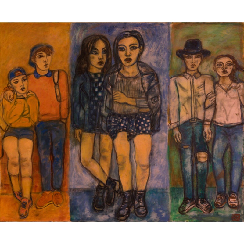 Youth – Huile Sur Toile Painting by Robert Gibson | ArtMajeur