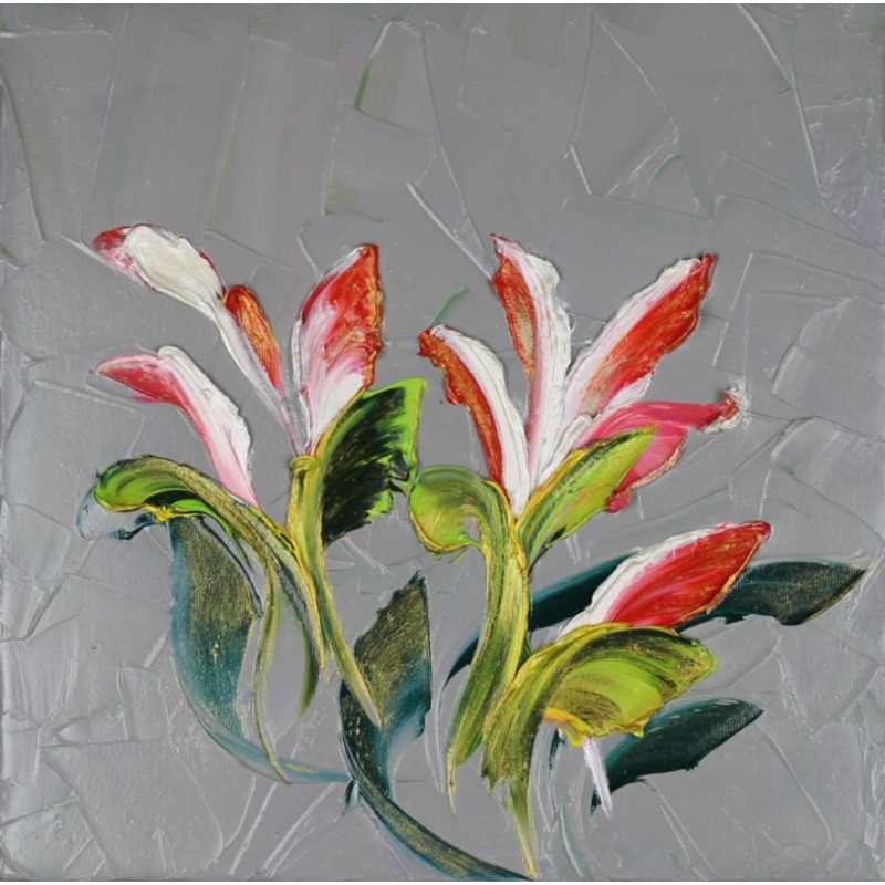 Abstract Flower 34012 Painting by Irene Ba | ArtMajeur