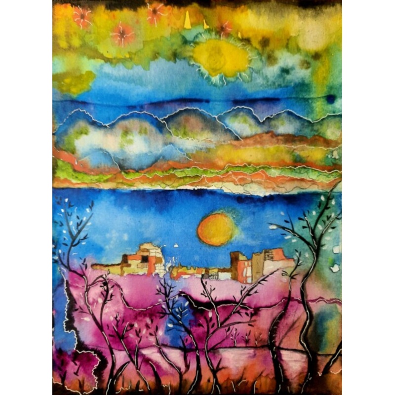 Asie Painting by Clo Vanoye | ArtMajeur