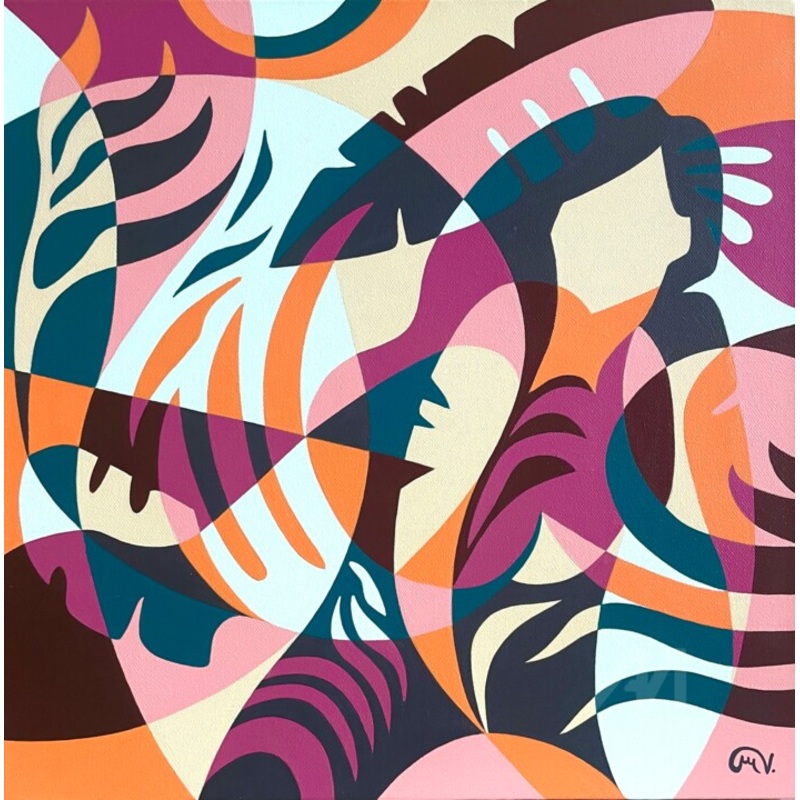 Diane Ii Painting by Maguy Vaz (50nuancesdemarguerite) | ArtMajeur