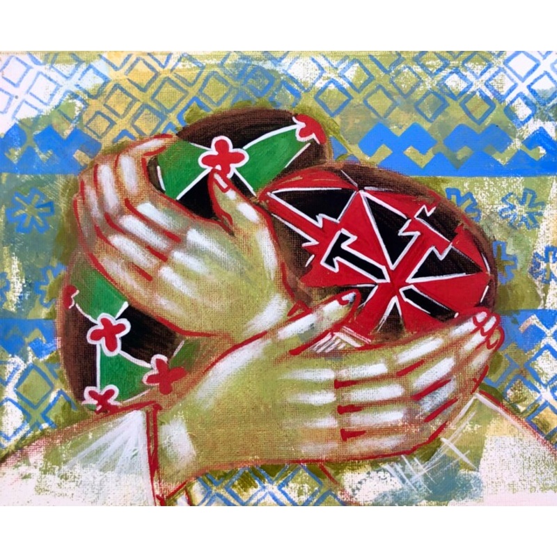 Easter Eggs Of Kherson Region Small In Painting by Yuliia Chaika | ArtMajeur