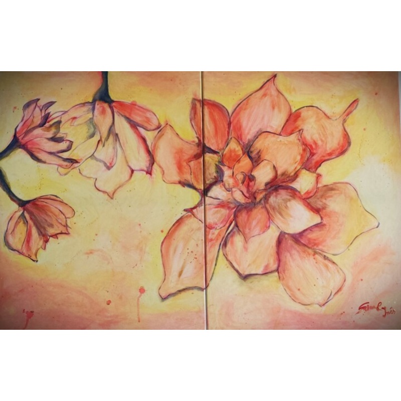 Magnlia Painting by Sara Marcus | ArtMajeur