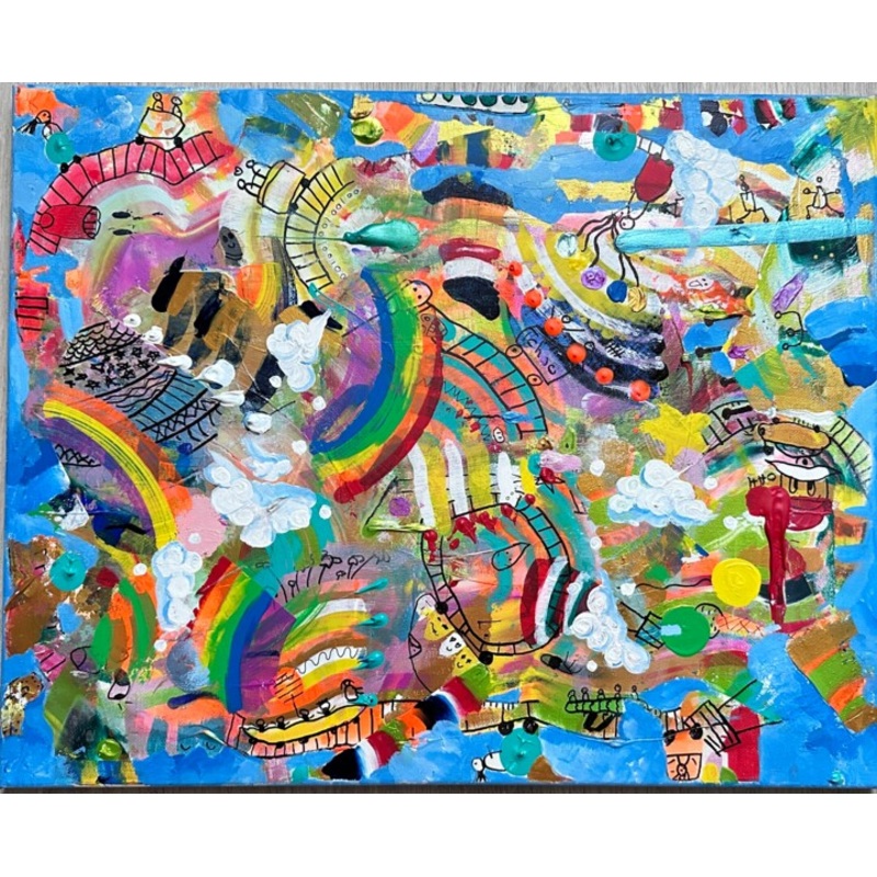 Parc D’attractions Sur Mer Painting by Song | ArtMajeur