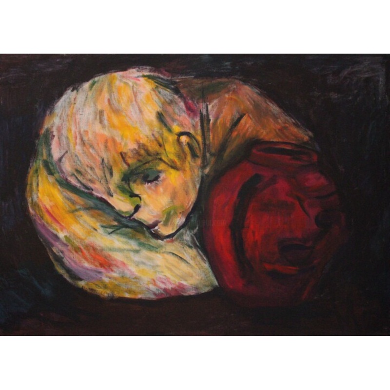 Potter’s Dream Painting by Mikhey Chikov | ArtMajeur