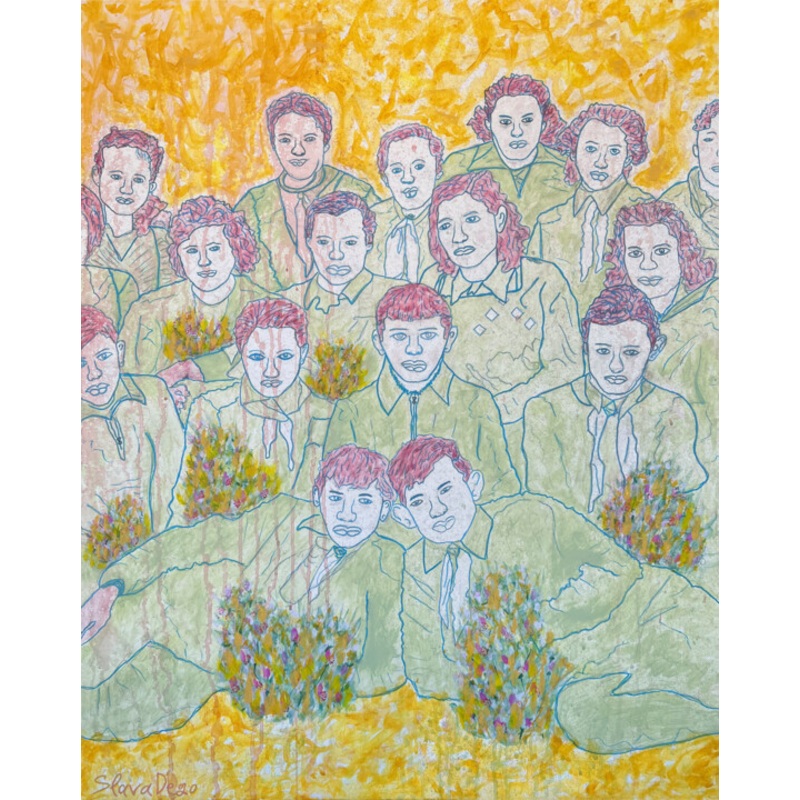 School Photo Painting by Slava Dego | ArtMajeur