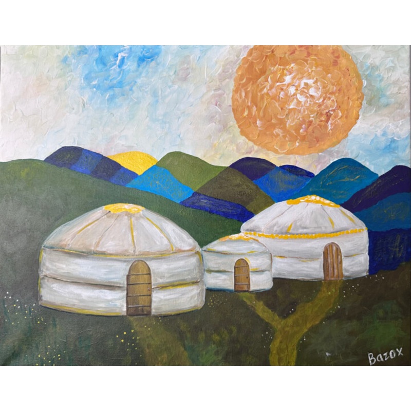 Steppe Fantasies Painting by Bazox | ArtMajeur