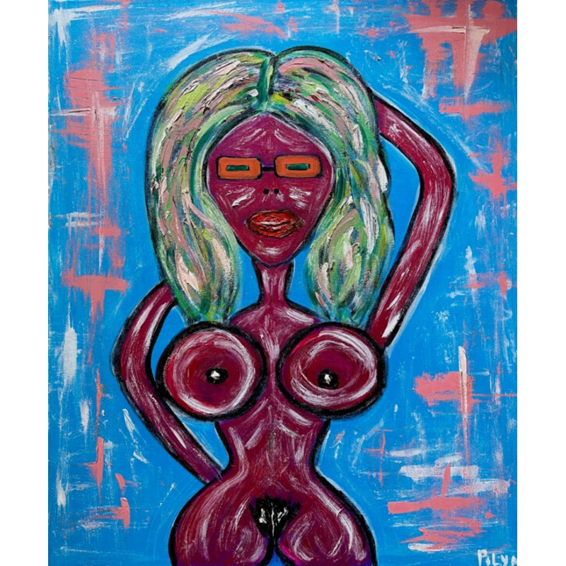 The Alien Painting by Katya Pilya | ArtMajeur