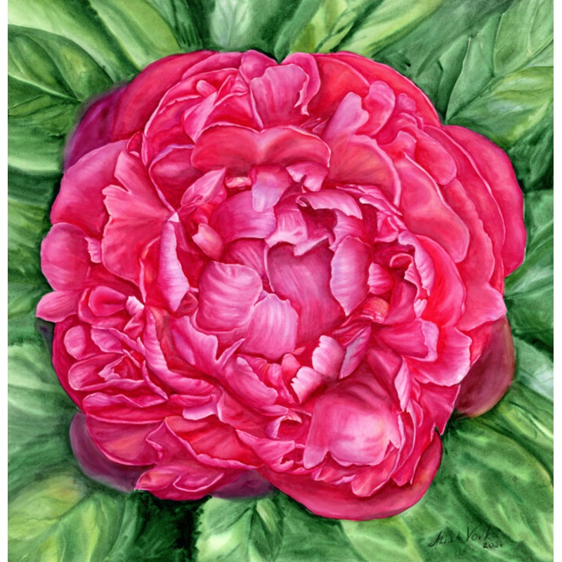 Whispers Of Blush Painting by Alisa Vovk | ArtMajeur