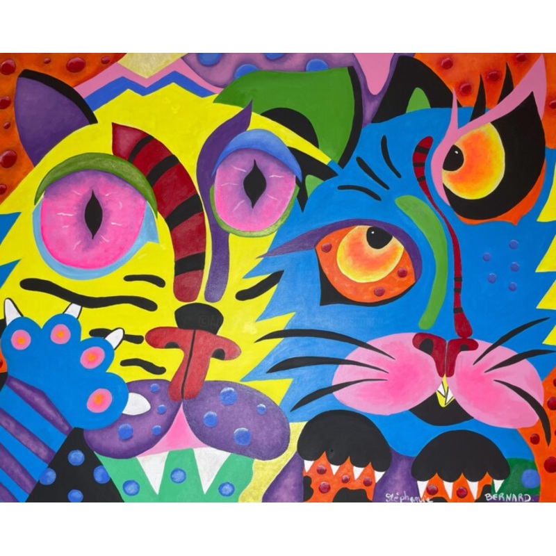 Zigotos Painting by Stephanie Bernard | ArtMajeur