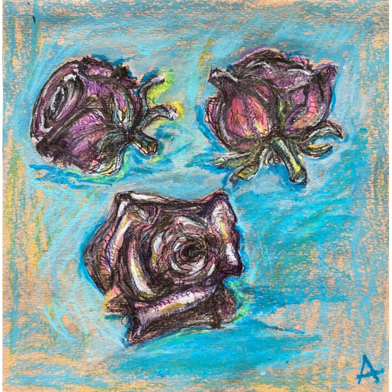 37Io / Back To The Future – {M} Drawing by Leni Smoragdova | ArtMajeur