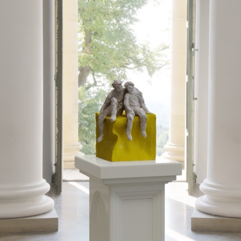 A Vous Mes Amies Et Amis Sculpture by Philippe Rude | ArtMajeur