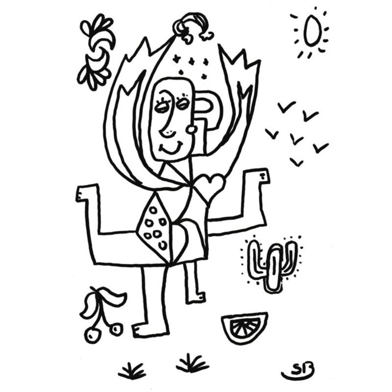Ange Patience Drawing by Balavoine Sophie | ArtMajeur