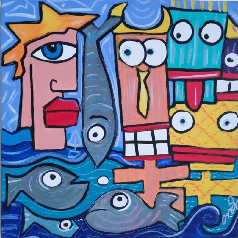 Avis De Tempte Painting by Caroline Cavalier | ArtMajeur