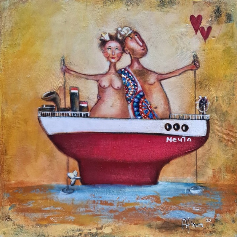 Behind The Dream Painting by Natalie Shiporina | ArtMajeur