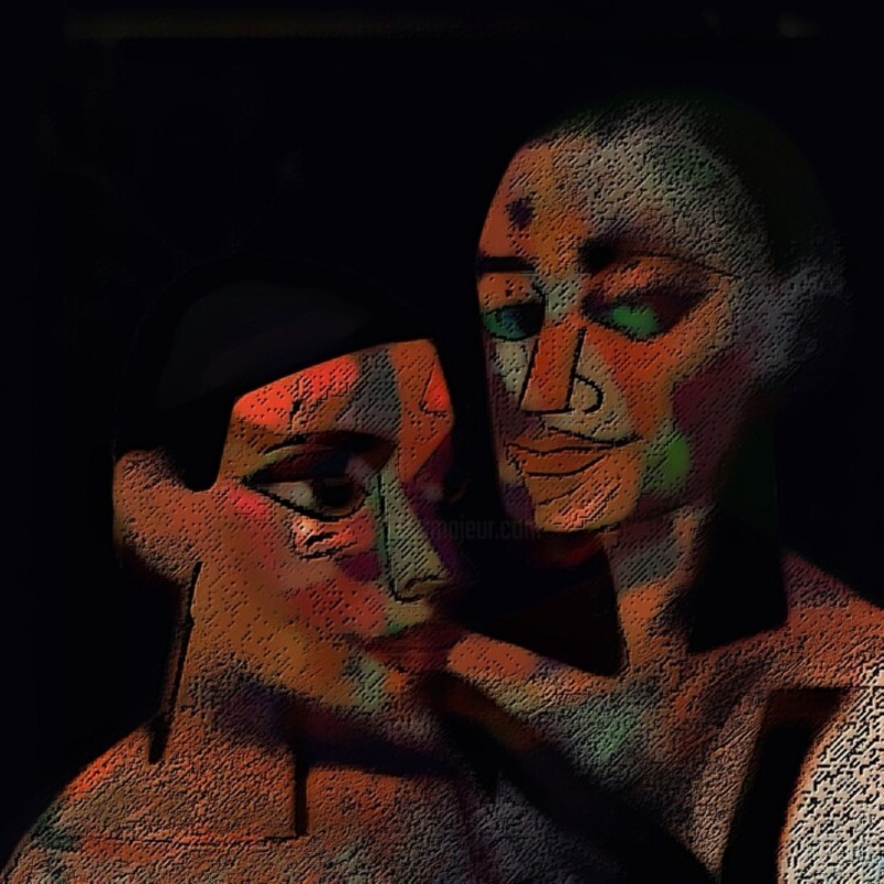 H/F(Collection Ai Et Travail Manuel ) Digital Arts by Nadine | ArtMajeur
