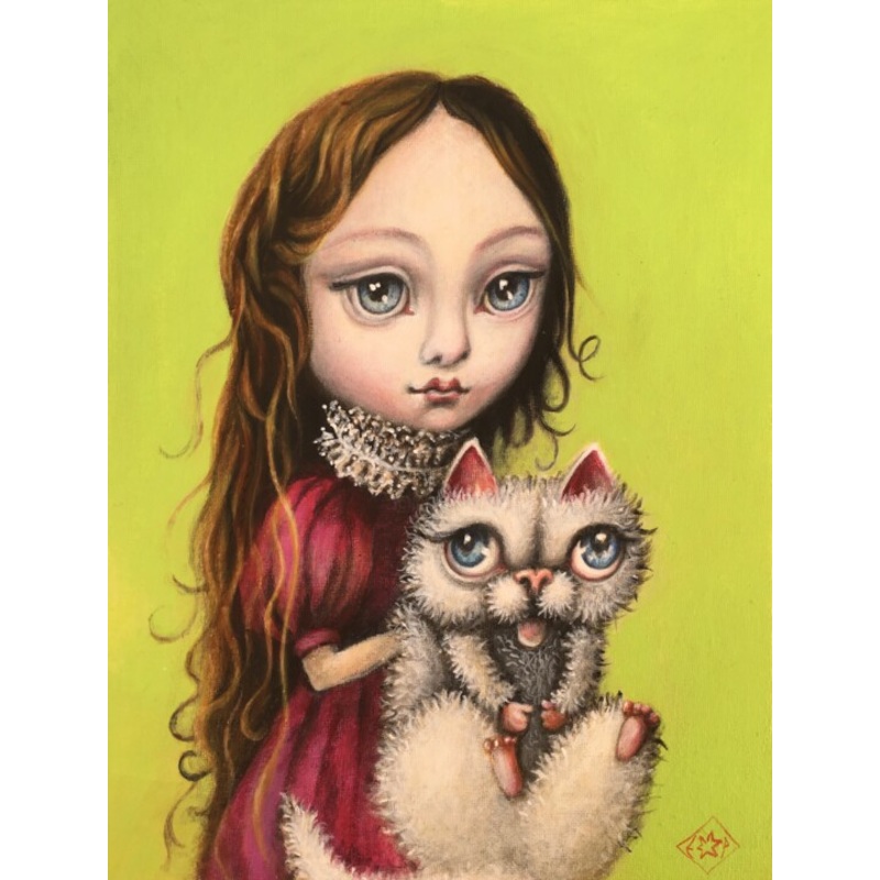 Pompon Painting by Emmanuelle Pellet | ArtMajeur