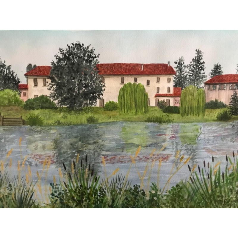 Riflessi Sul Fiume Painting by Giovanni Canzi | ArtMajeur