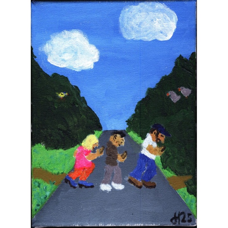Sonntagsspaziergang Painting by Dieter Hamm | ArtMajeur