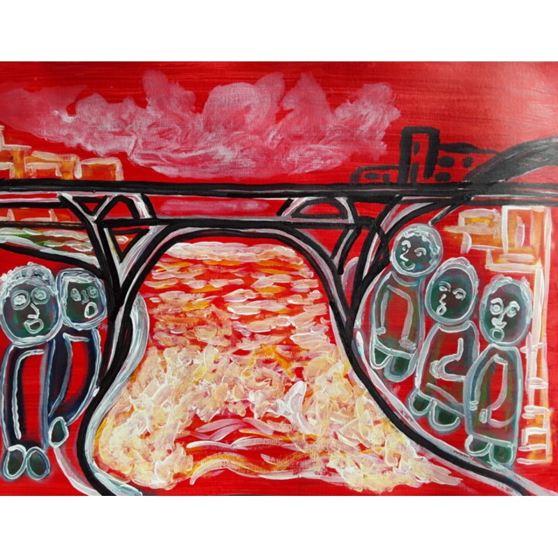 The Bridge Of Communication Painting by Sven W. Dahlke | ArtMajeur